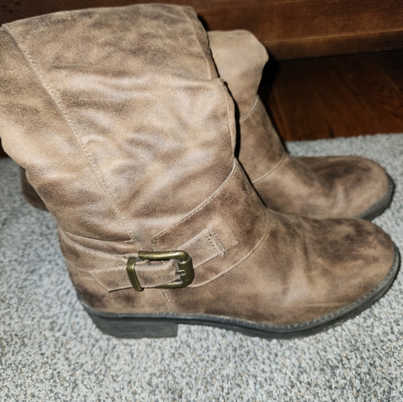 Womens brown boots - Picture 3 of 4